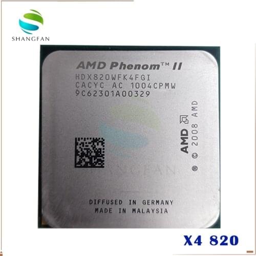 AMD Phenom II X4 820 2.8GHz/4MB /4 cores Quad-Core DeskTop CPU HDX820WFK4FGI Socket AM3
