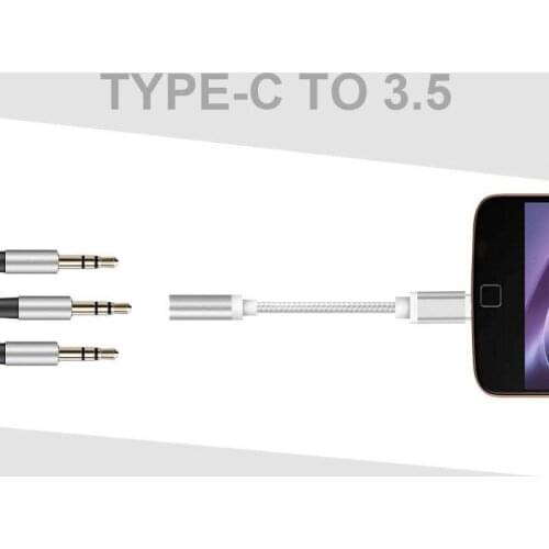 Audio Cable Type C Jack Aux Earphone Cable USB C To 3.5mm Headphones Adapter For Huawei P20 P30 Pro Mate 10 Samsung Xiaomi