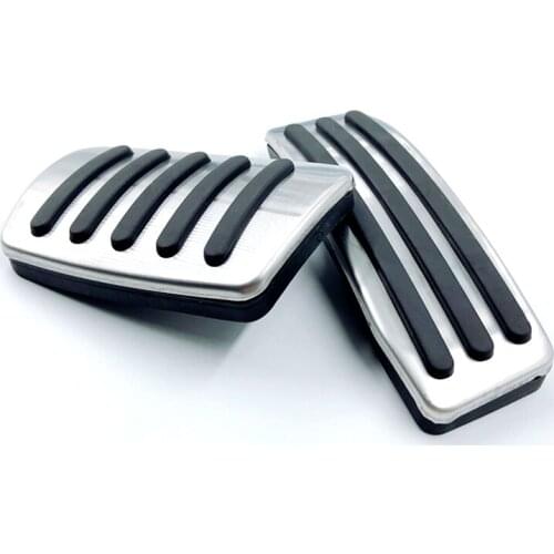 Car Accessories For Cadillac SRX 2008-2016 AT Automatic Accelerator Gas Brake Stainless Steel Foot Rest Pedals Pad Plate Cover