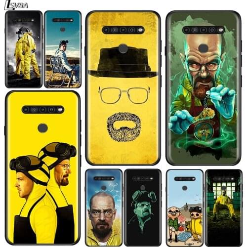 Heisenberg Breaking Bad for LG G8 G8S G8X V30 V35 V40 V50 V60 ThinQ Q60 K40 K50 K51 K61 K71 K92 K62 Soft Black Phone Case