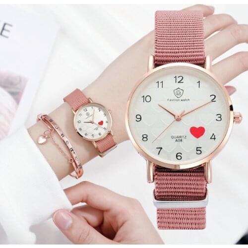 2021 New Watch Women Fashion Casual Nylon Strap Watches Simple Ladies' Small Dial Quartz Clock Dress Wristwatches Reloj Mujer