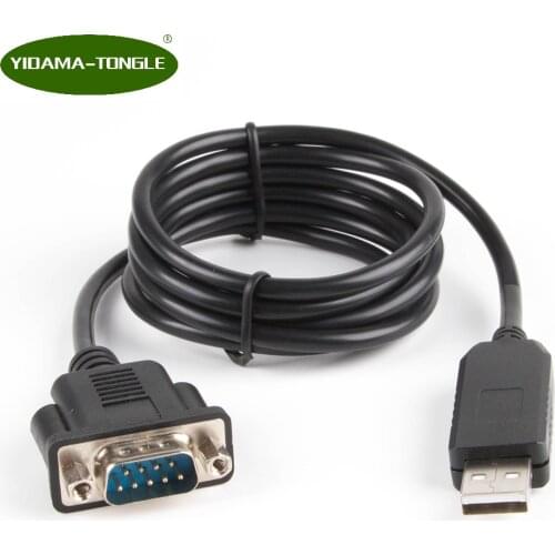 USB RS232 to DB9 Male Com Port Serial Cable FTDI Adapter Converter Cable Support Win7/8/10/xp/2000/linux/Mac