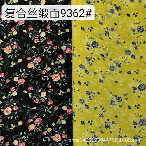 Composite Wire Satin Base Material 0 0 Selling Flower Type Novel Popular Design Fabric Comfortable/m