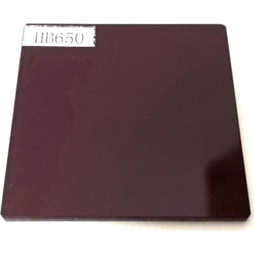 20x40mm RG665 red glass filter optical bandpass filter