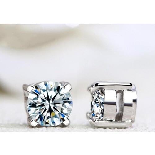 Magnetic Magnet Ear Stud Men Women Rhinestone Inlaid Magnetic Ear Stud Earrings Non Piercing Jewelry Gift