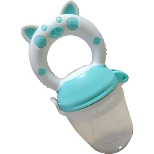New pig Teether food fruit and vegetable to bite Pacifier baby teeth chew chewing Nipple enjoyed fruit side dish Feeding Bottle