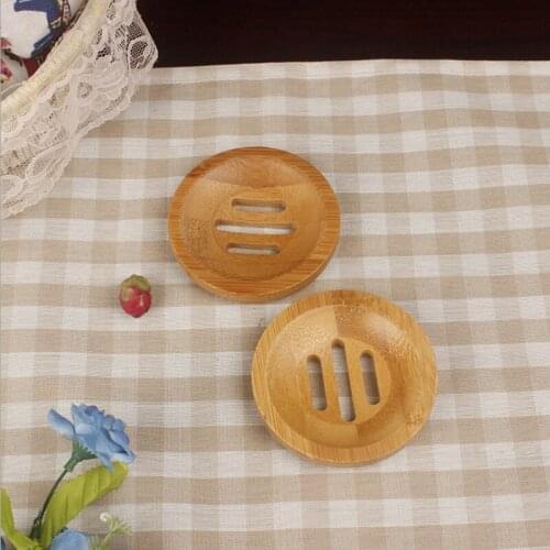 Worldwide Natural Bamboo Wood Soap Dish Storage Holder Bath Shower Plate Bathroom 200pcs/lot lin5001