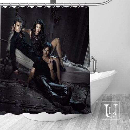 Custom Vampire Diaries Shower Curtain Top Selling Classic Popular Bath screens Polyester beautiful Home Bathroom curtain
