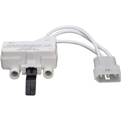 Dryer Door Switch for 3406109 3406107 Whirlpool, Kenmore, Sears, Maytag, Roper, Estate