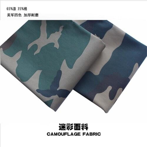 Terylene twill outdoor jungle camouflage clothing fabric