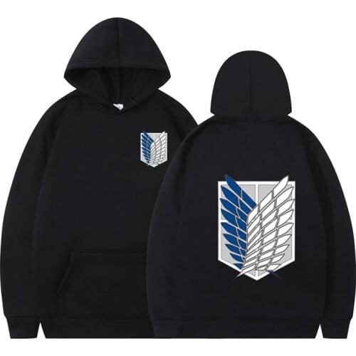 Attack on Titan Hoodie Men Fashion Loose Pullovers Casaul Tops oversize hoodie sweatshirt women Regular pullover hoodies