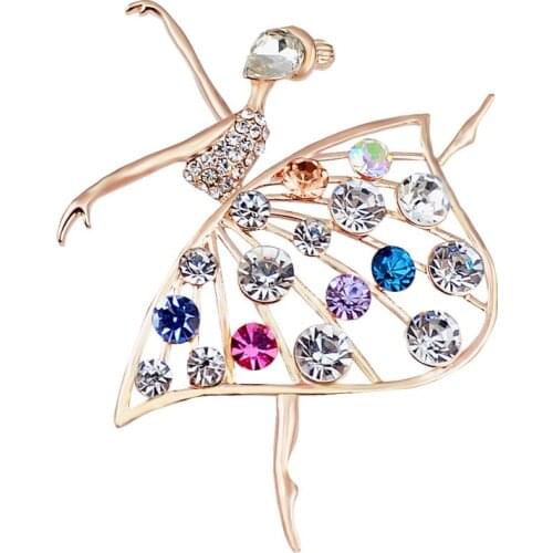 Wukaka Brooches Girl On Clothes