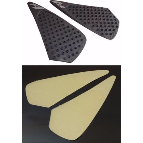 Waase Motorcycle Tank Pad Protector Sticker Decal Gas Knee Grip Tank Traction Pad Side For 2004 2005 2006 Yamaha YZF R1