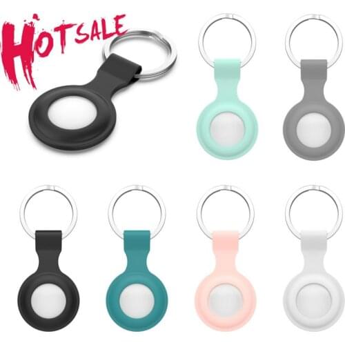 Locator Silicone Protective Case Keychain Skin Cover For Apple Airtags Anti-Lost Device Bluetooth Wireless Tracker Protector NEW