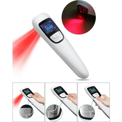 808nm 650nm Diode Cold Laser Therapeutic Back Pain Relief Veterinary Usage Class 3B Health Medical Postoperative Recovery