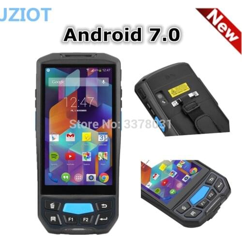 Android UHF RFID handheld reader With Display handheld android pda barcode scanner 2d rugged android handheld barcode printer