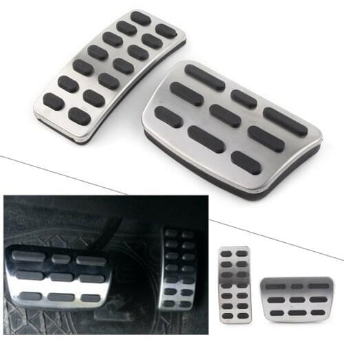 Car AT Foot Gas Brake Pedal Pads For Hyundai Accent Verna Solaris ix25 i20 For Kia Rio Soul KX3 K2 2011-2015 2016 2017 2018 2019