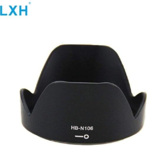 LXH HB-N106 Camera 55mm Lens Hood For Nikon AF-P DX NIKKOR 18-55mm f/3.5-5.6G VR AF-P Nikon 1 NIKKOR VR 10-100mm