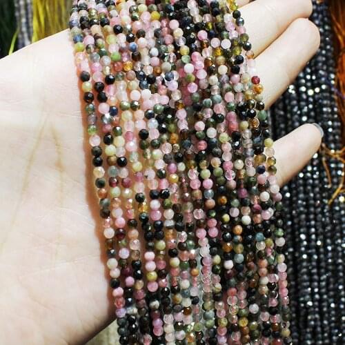 Natural stone powder crystal 2-3 mm cross section loose beads Bismuth used in jewelry making necklace DIY bracelet accessories