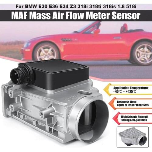 5V MAF Mass Air Flow Meter Sensor For BMW E30/36/34 Z3 318i 318ti 318is 1.8 518i