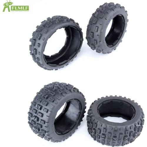 Knobby Tires Skin Front or Rear Set Fit for 1/5 HPI ROFUN ROVAN KM BAJA 5B SS Rc Car Toys Parts (Front Size:170x60 Rear 170x80)