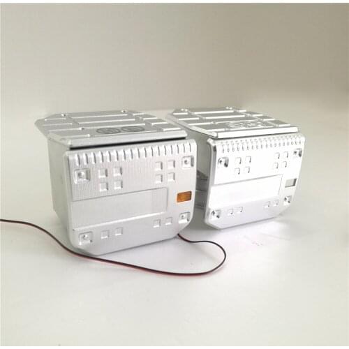 Metal Air Filter Tool Box for 1/14 Tamiya Volvo 56360 RC Truck Tractor Trailer Accessories