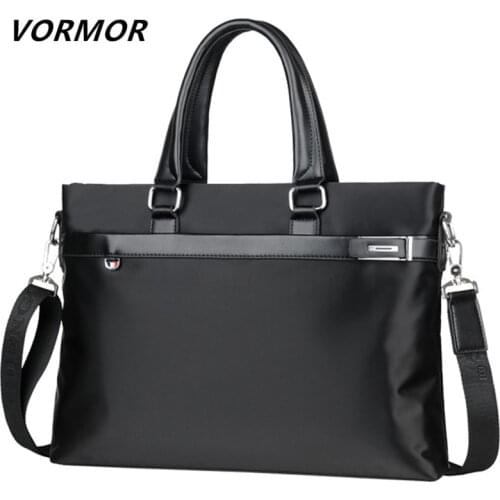 VORMOR Fashion Waterproof Men Handbag Laptop Shoulder Bags Mens Hand Bag Business Briefcase Bag Male 2019 New