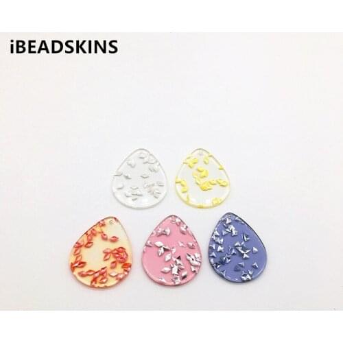 New arrival! 30x23mm100pcs/lot clear acrylic drop-shape charms for stud earrings/earrings accessories/Earring parts DIY