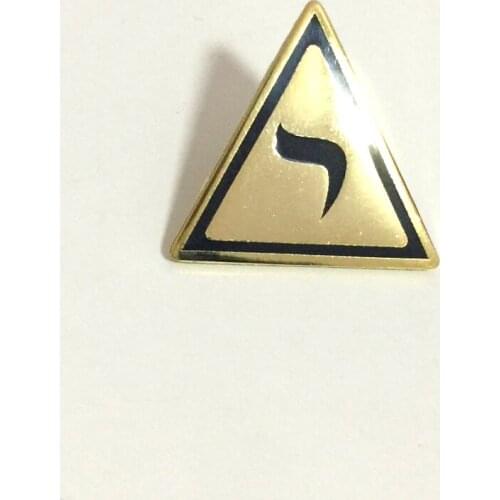 Wholesale 100pcs Lodge of Perfection 14th Degree Black Color Filled Lapel Pin With Butterfly Clutch Fitting