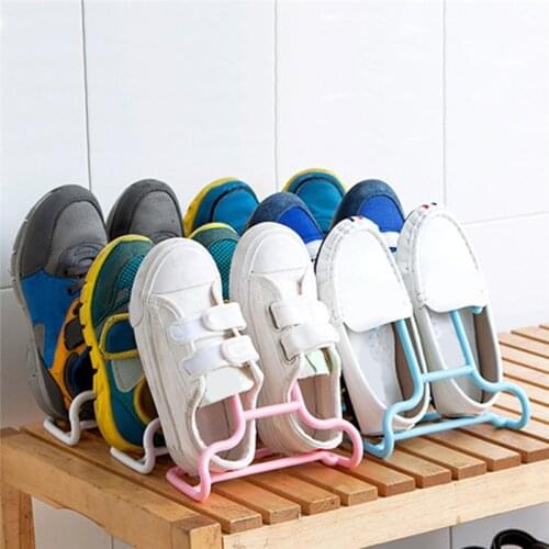 2Pcs Shoes Rack Organizer Cabinet Shoe Drying Rack Stand Shelf Children Kids Shoes Storage Wardrobe Organizer Plastic Shoebox