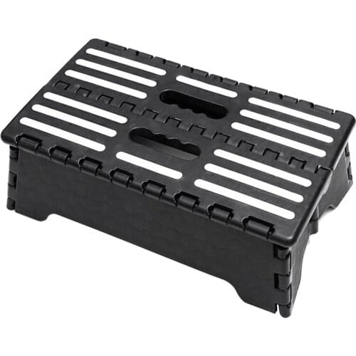 Portable Folding Step Stool,Plastic Lightweight Step Stool Support Elderly & Pregnant,for Kitchen,Bathroom,Toilet