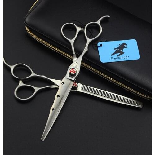 New professional 7.0 inch New hair scissors set cutting shears thinning scissors barber hairdressing scissors tools