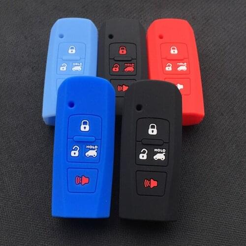 ZAD Silicone car key cover case shell holder set skin bag protection for Proton Malaysia car accessories 4 buttons key fob