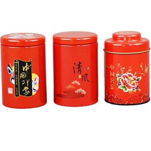 Xin Jia Yi Food Package Tin Cans Fashion Colorful Aluminium Tin Jar Anti-rust Tin Jar Cans For Tea Round Tin Can Tinplate Can