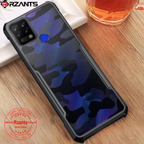 Rzants For TECNO POVA Case Hard [Camouflage Beetle] Shockproof Slim Crystal Clear Cover funda Casing