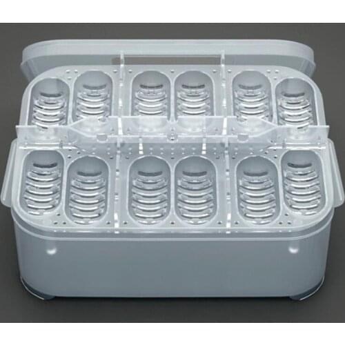 12 Grids Hatch Box Snake Lizard Reptile Egg Tray Boxes Hatching Device Climbing Pet Turtle Incubator Supplies