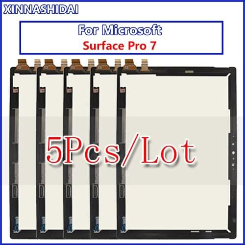 5pcs100% Test New LCD replacement For Microsoft Surface Pro 7 1866 LCD Display Touch Screen Digitizer Glass Assembly