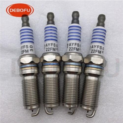 6pcs/lot SP-411 AYFS22FM Platinum Spark Plugs For Ford Edge Fusion Lincoln MKS MKX Mercury Mystique Mazda