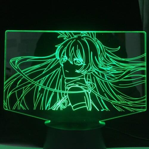 Anime Led Light Akame Ga Kill for Bedroom Decoration Nightlight Birthday Gift Room Decor Table 3d Lamp Akame Ga Kill Dropship