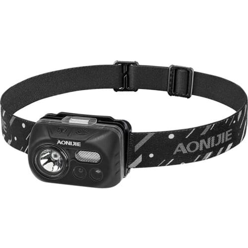AONIJIE E4031 Waterproof Sensitive LED Headlight Flashlight Sensor Light for Running Fishing Camping Hiking Cycling