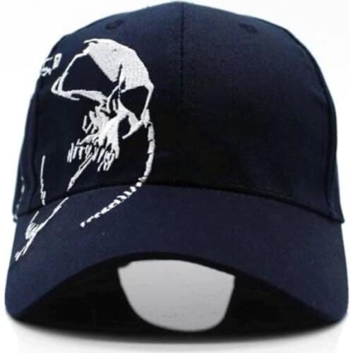 Seioum High Quality Unisex 100% Cotton Outdoor Baseball Cap Skull Embroidery Snapback Fashion Sports Hats For Men & Women Cap