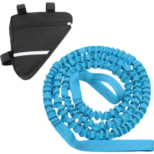 Bicycle Tow Mountain Bike Parent-Child Nylon Rally Rope Bicycle Elastic Tow Rope Bicycle Traction Rope Cycling Accessories