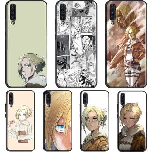 Annie Leonhart Shingeki no Kyojin For Samsung Galaxy A21S A20e A50 A70 A02S A12 A52 A72 A31 A41 A51 A71 M31 M21 Phone Case