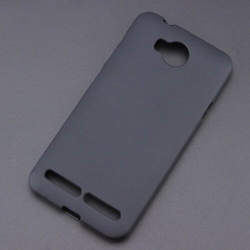 Black Gel TPU Slim Soft Anti Skiding Case Back Cover for Huawei Y3II / Y3 II 2 4.5 inch Phone silicone Bag