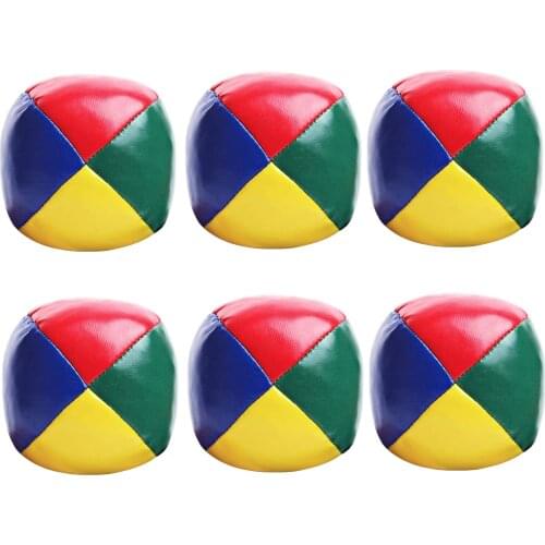 Childrens Outdoor Sport Ball 6pcs Juggling Balls Set Circus Balls With 4 Panel Design For Kids And Adults Outdoor Sport Toys