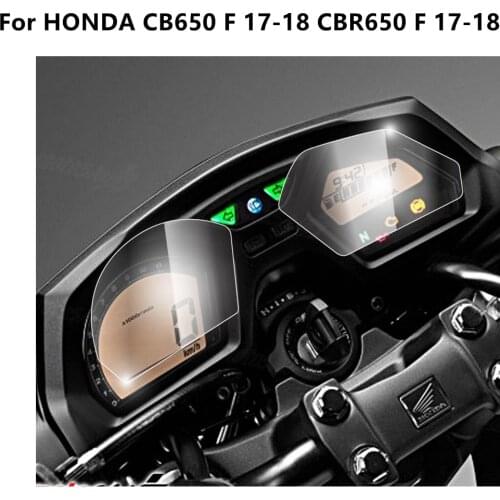 For HONDA CB650 F 17-18 CBR650 F 17-18 Motorcycle Protection Instrument Dashboard Protective Scratch Resistant Sticker
