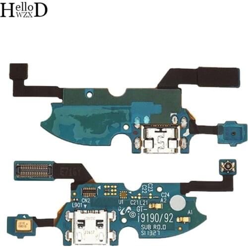 HelloWZXD Ribbon Part Flex Jack USB Dock Connector Charger Charging Port Flex Cable For Samsung Galaxy S4 mini I9190 I9192 I9195