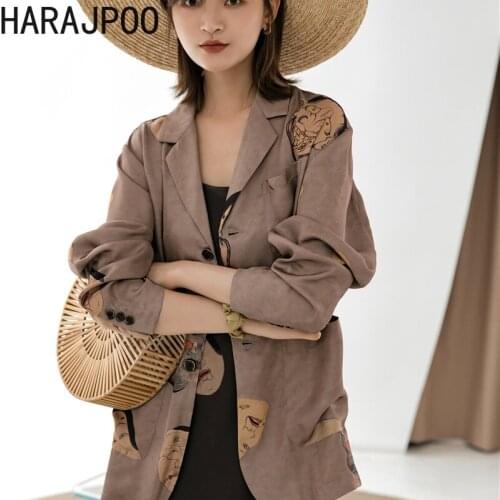 Harajpoo Women's Casual Blazers