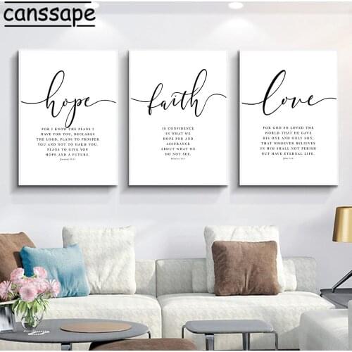 Minimalist Wall Art Canvas Painting Nordic Posters Family Poster Quotes Prints Black White Wall Pictures For Living Room Decor