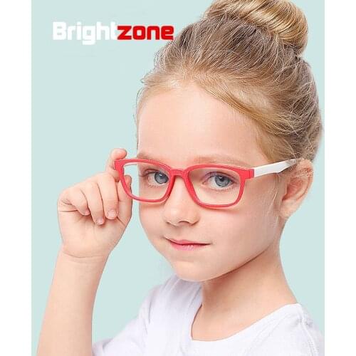 Fashion Anti Blue Light Kids Boy Girl Children Blocking Glasses Computer Clear Optical Spectacles Frame Reduces Digital Strains